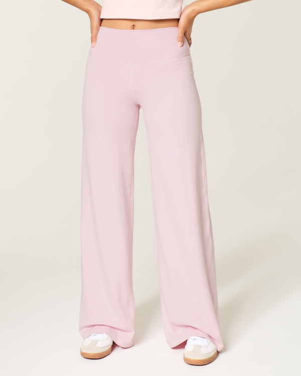 Gilly Hicks Active Recharge Wide-Leg Pants, Light Lilac view 2