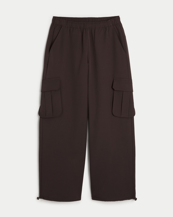 Gilly Hicks Cozy Lined Cargo Pants, Espresso view 1