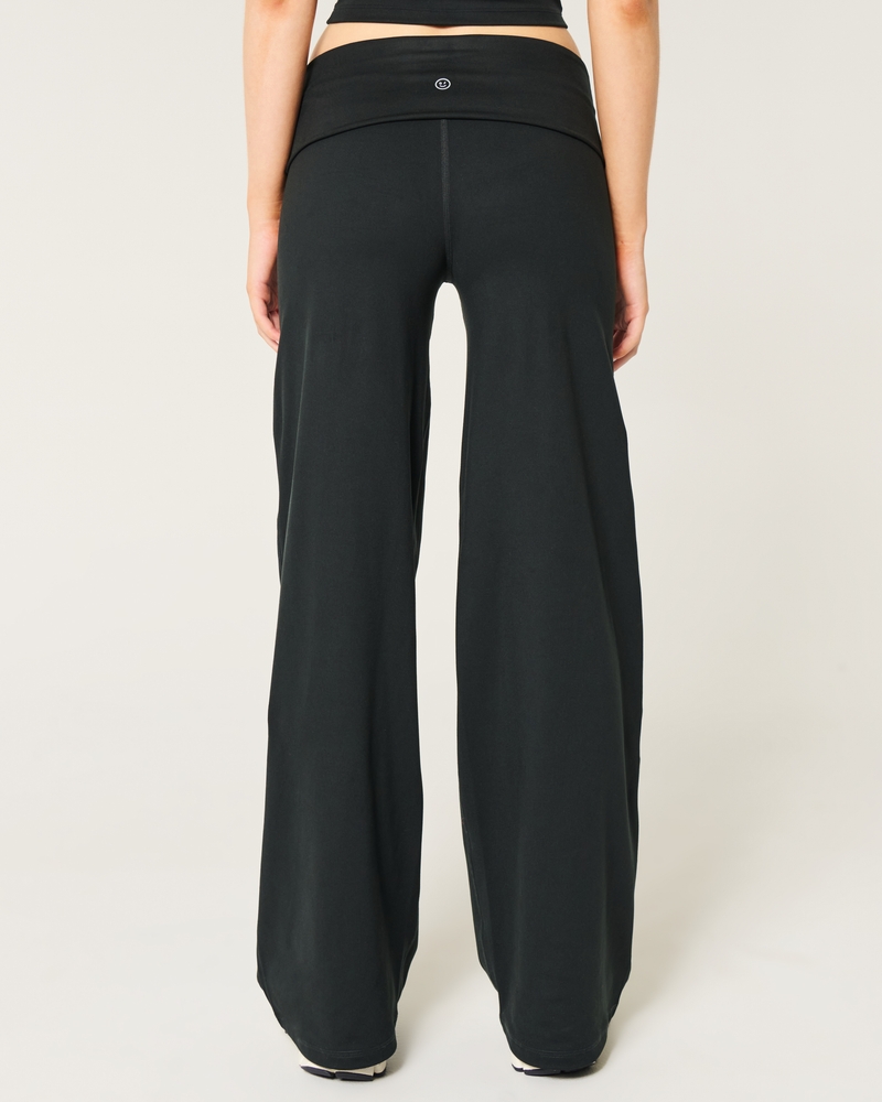 Gilly Hicks Active Recharge Foldover Waist Wide-Leg Pants