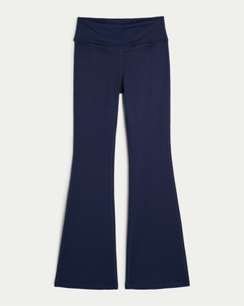 Women s Gilly Hicks Active Recharge Foldover Waist Flare Pants Women s Bottoms HollisterCo