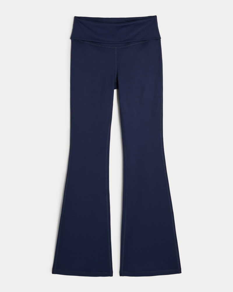 Gilly Hicks Active Recharge Foldover Waist Flare Pants
