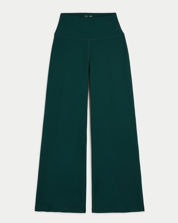 Gilly Hicks Active Recharge Wide-Leg Pants, Pine Green