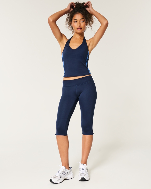 Gilly Hicks Active Recharge Capri Pants, Navy