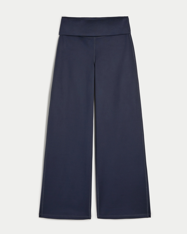Gilly Hicks Active Recharge Foldover Waist Wide-Leg Pants
