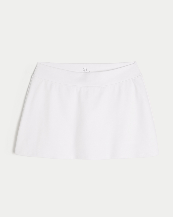 Gilly Hicks Active Recharge A-Line Skortie, White view 1