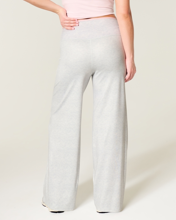 Gilly Hicks Active Recharge Foldover Wide-Leg Pants