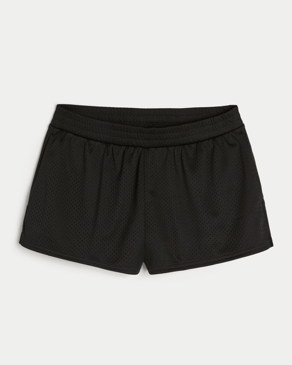 Gilly Hicks Active Mesh Shorts, Black view 1