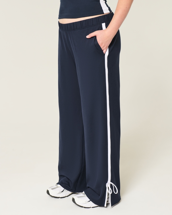 Gilly Hicks Active Side Bow Baggy Pants, Navy view 2