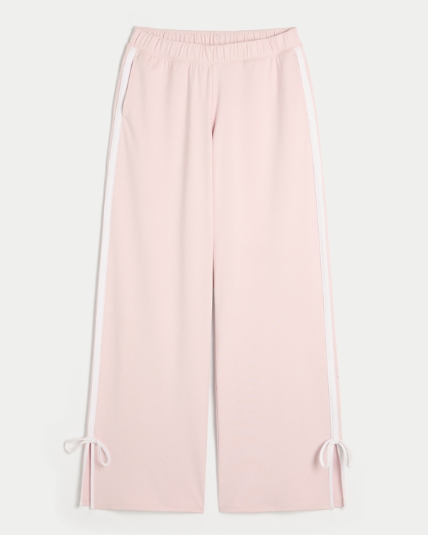 Gilly Hicks Active Side Bow Baggy Pants, Light Lilac view 1