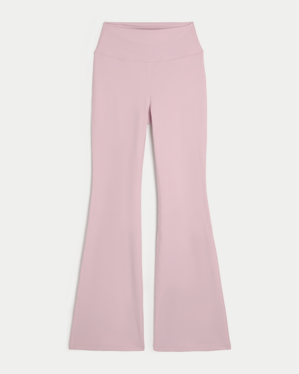Gilly Hicks Active Recharge Flare Leggings, Light Pink view 1