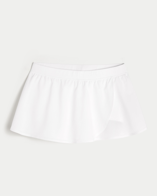 Gilly Hicks Active Ballet Wrap Skortie, White view 1
