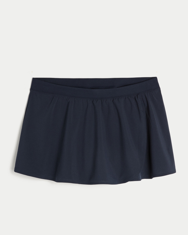 Gilly Hicks Active Ballet Wrap Skortie, Navy Blue view 1