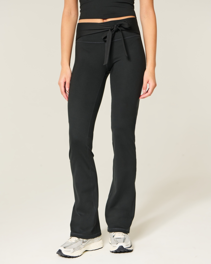 Gilly Hicks Active Recharge Tie-Waist Boot Leggings