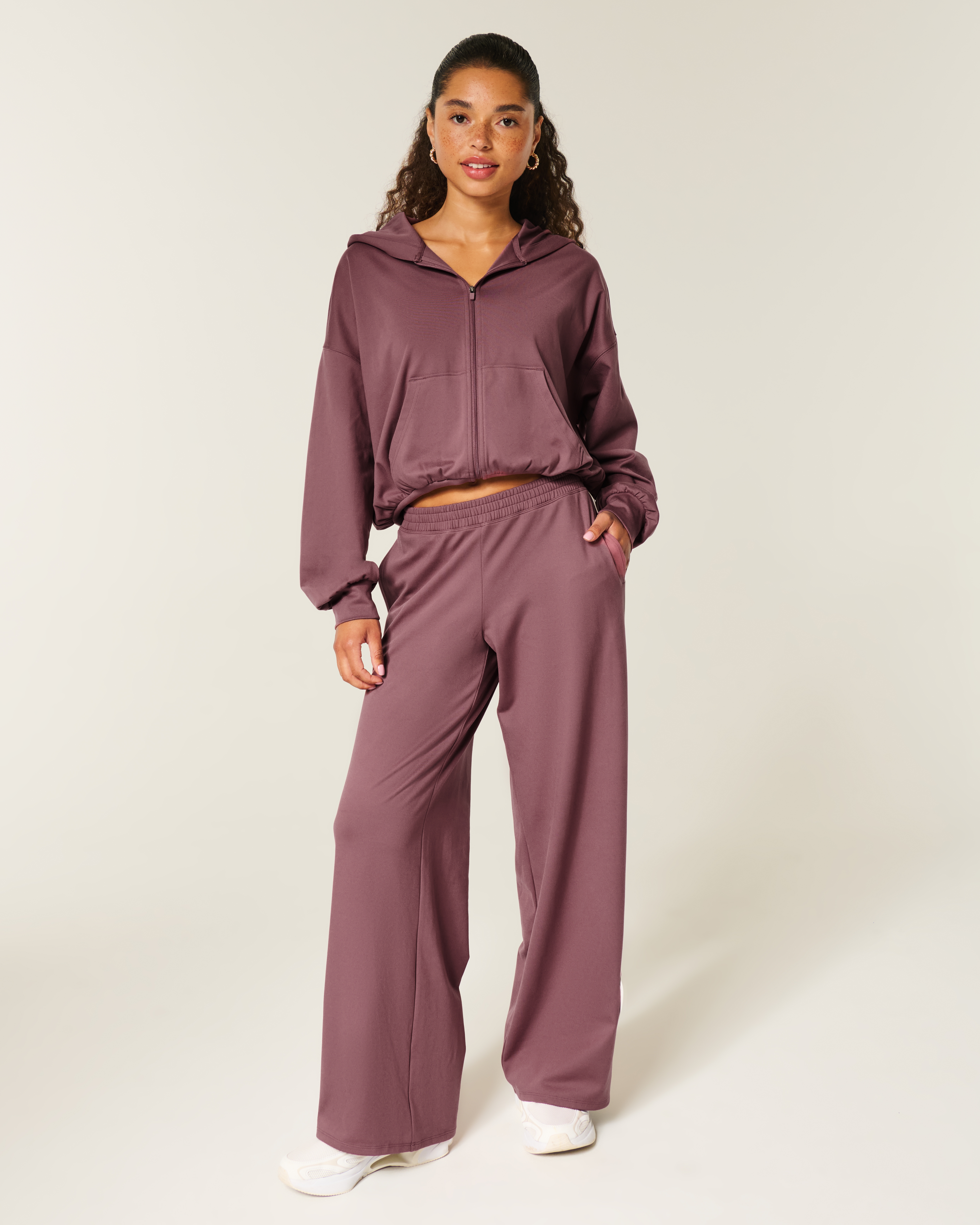 Gilly Hicks Active Recharge Heart-Tipped Baggy Pants at Hamilton