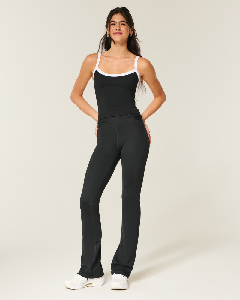 Gilly Hicks Active Recharge Wrap Waist Boot Leggings by Hollister