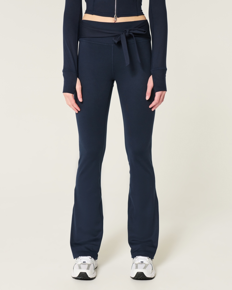 Gilly Hicks Active Recharge Tie-Waist Boot Pants