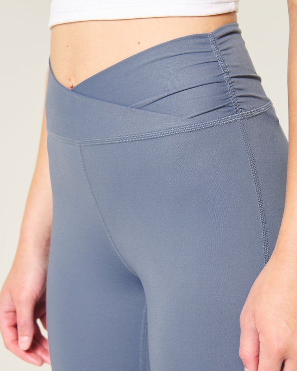Gilly Hicks Active Recharge Wrap Boot Pants, Blue Grey view 2