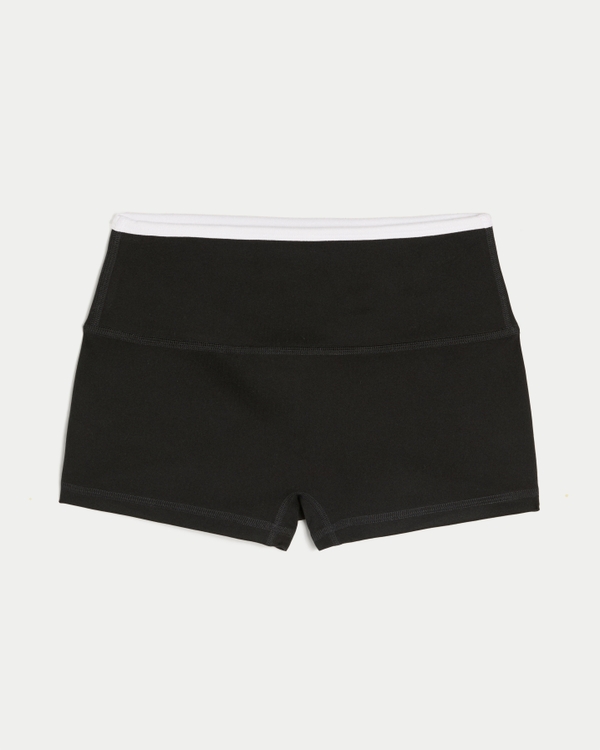 Gilly Hicks Active Recharge Tipped Shortie, Black view 1