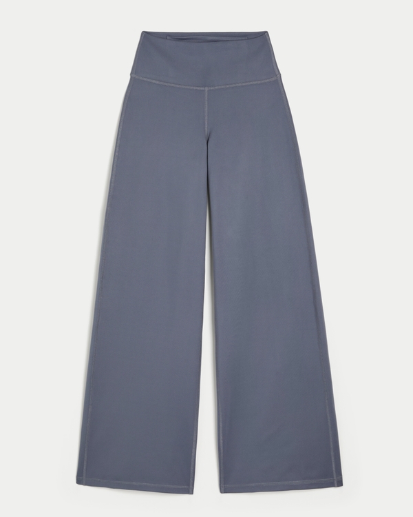 Gilly Hicks Active Recharge Wide-Leg Pants, Dark Blue view 1