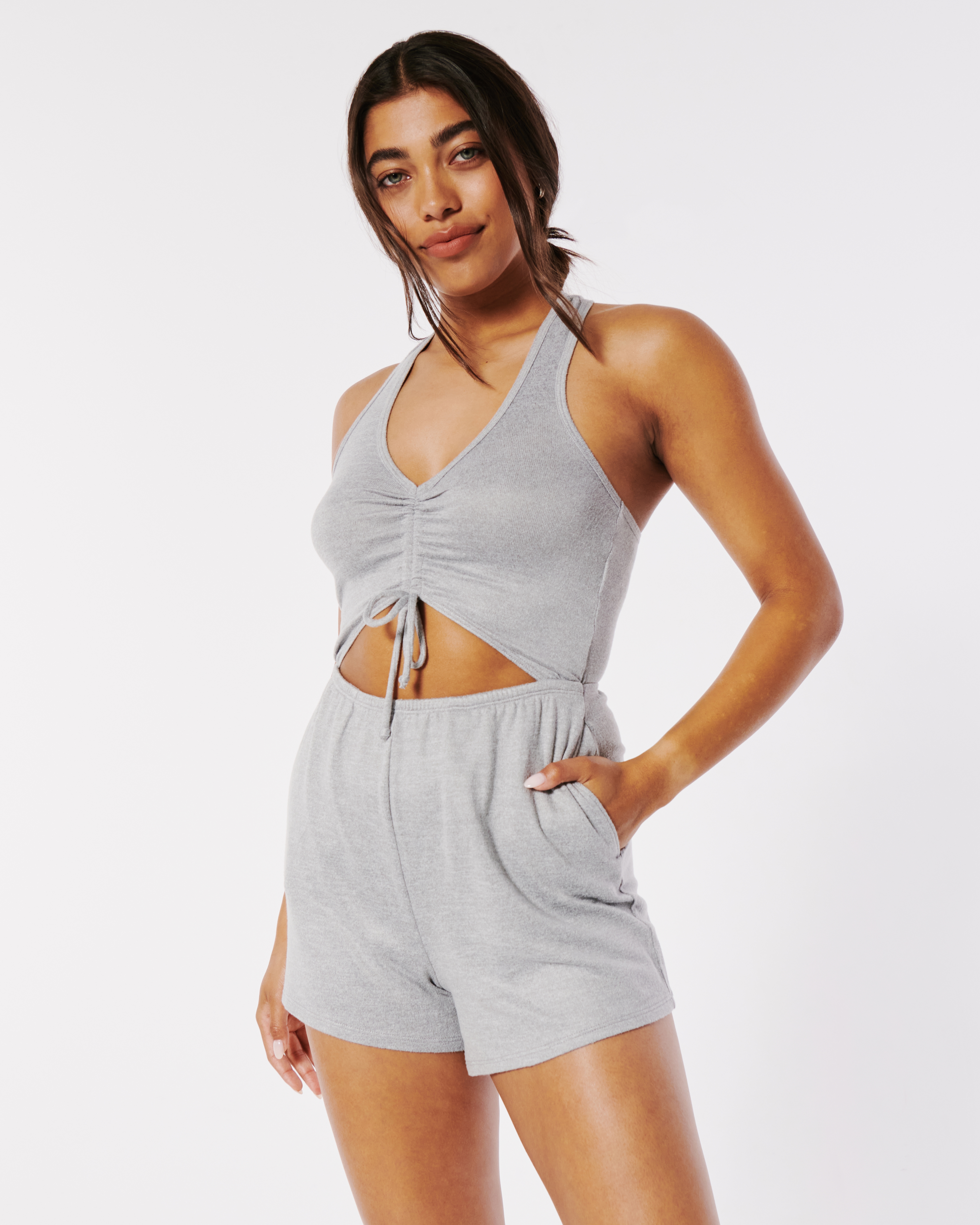 Hollister romper in grey, ASOS