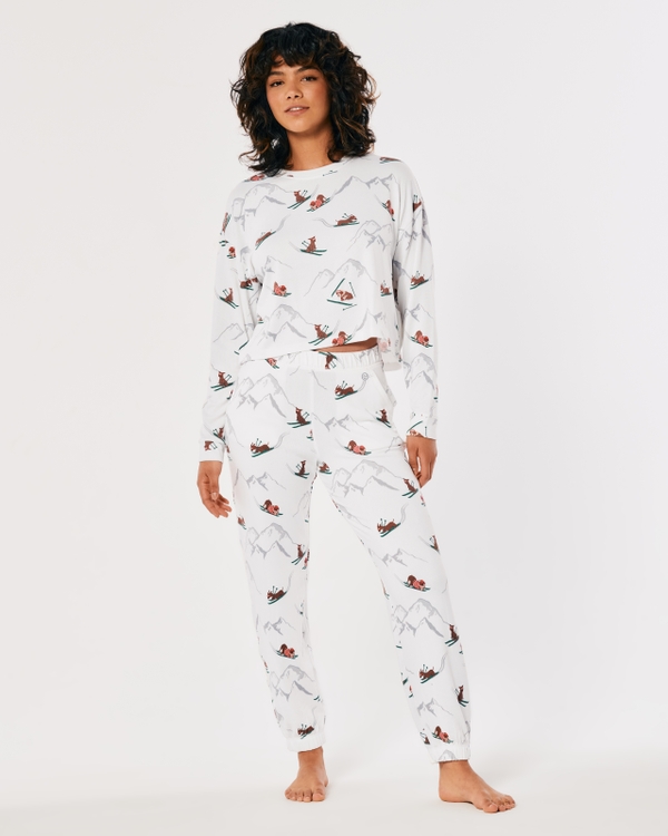Gilly Hicks Cozy Long-Sleeve Crew Top view 2