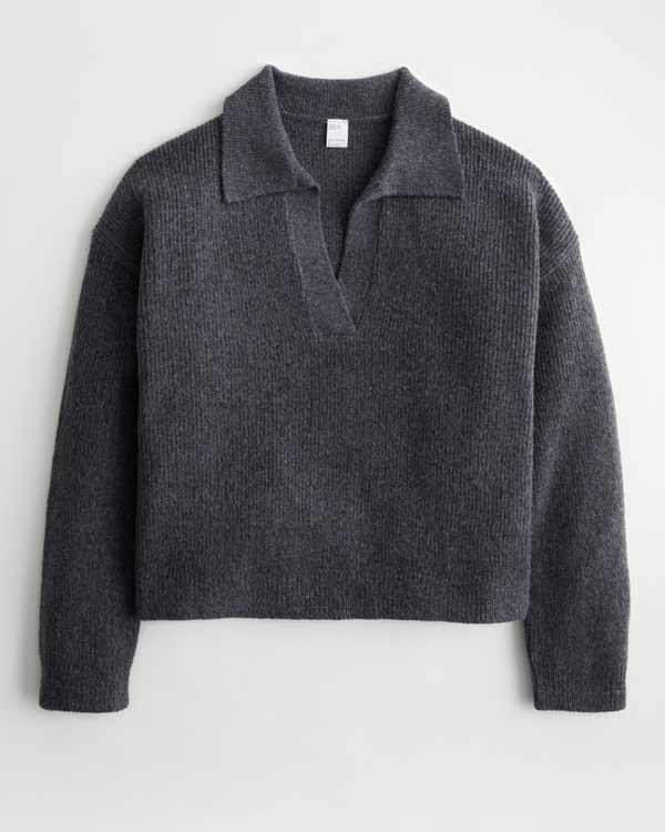 Women's Gilly Hicks Long-Sleeve Sweater Polo | Women's Sale | HollisterCo.com