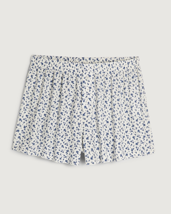 Women's Gilly Hicks Jersey Ribbed Sleep Shorts | Women's Sleepwear & Loungewear | HollisterCo.com
