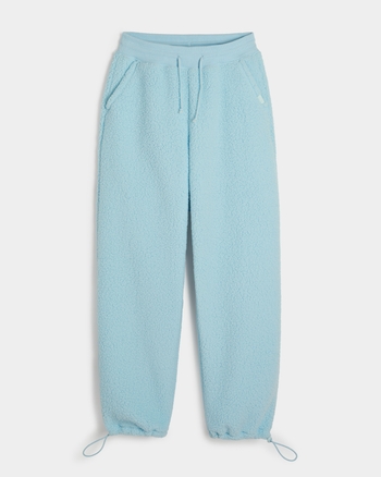 Hollister sherpa joggers deals