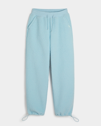 Hollister Gilly Hicks Sherpa Adjustable Hem Pants