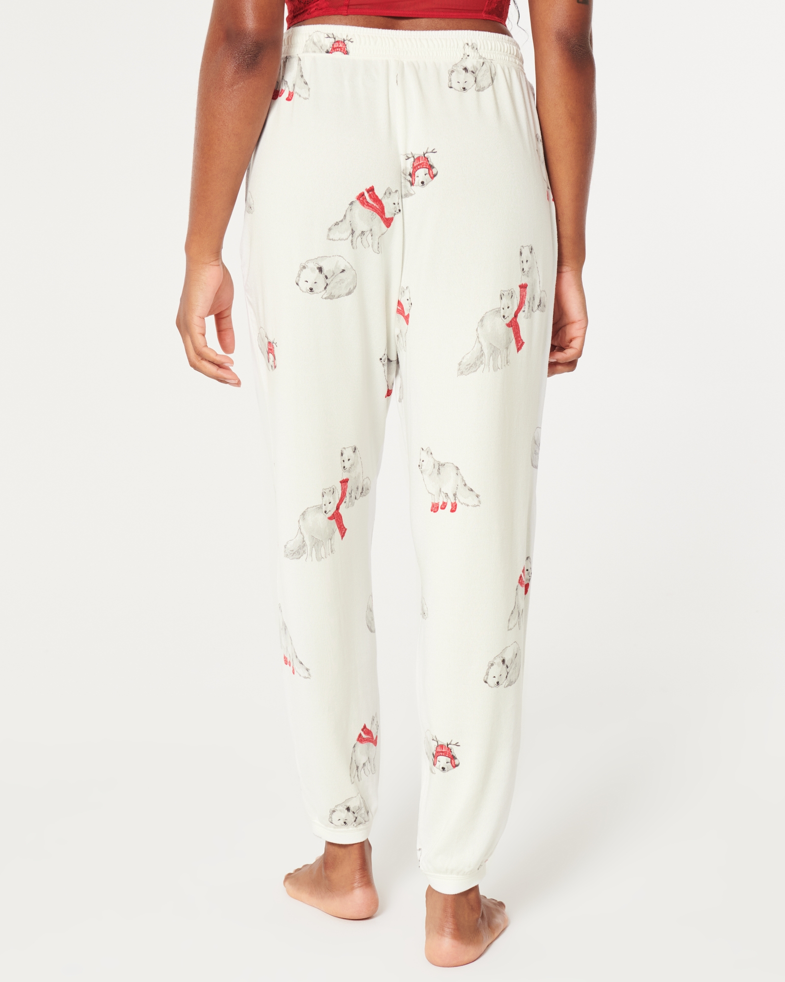 Hollister Co. Red Pajama Pants for Women