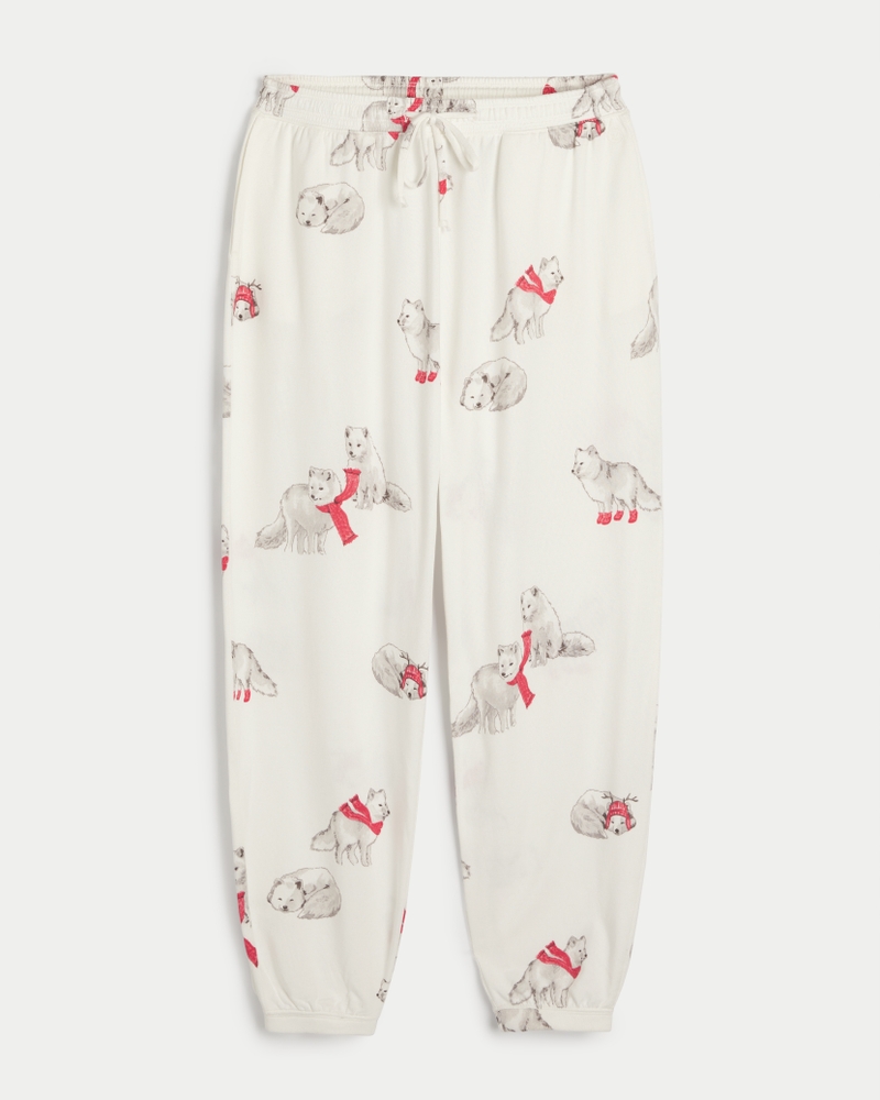 Hollister Gilly Hicks Cozy Sleep Set in White