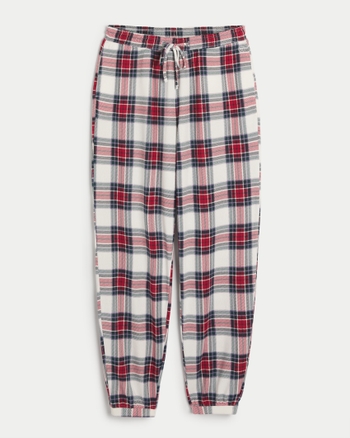 Hollister flannel best sale joggers