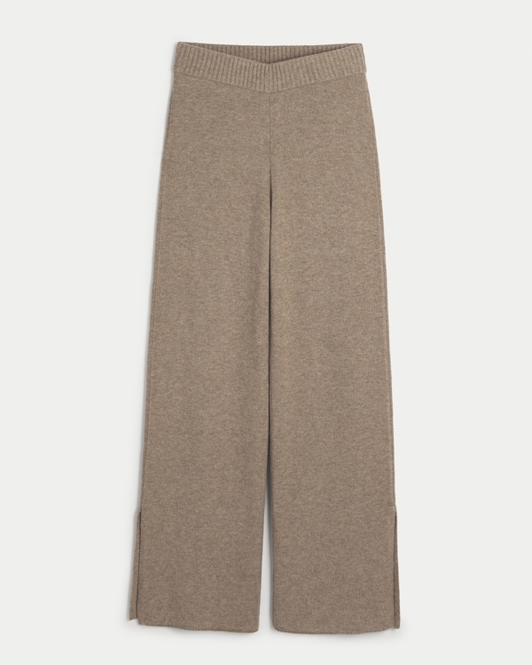 Women's Gilly Hicks Sweater-Knit Flare Pants | Women's Matching Sets | HollisterCo.com