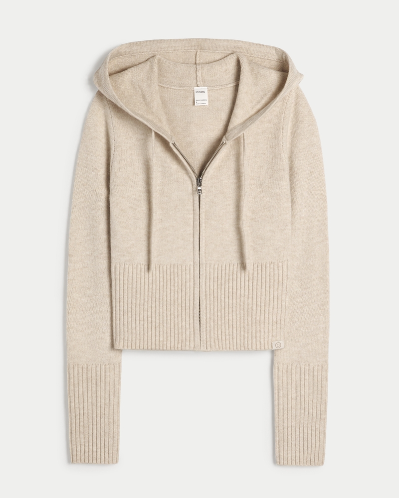 Women's Gilly Hicks Slim Sweater-Knit Zip-Up Hoodie | Women's New