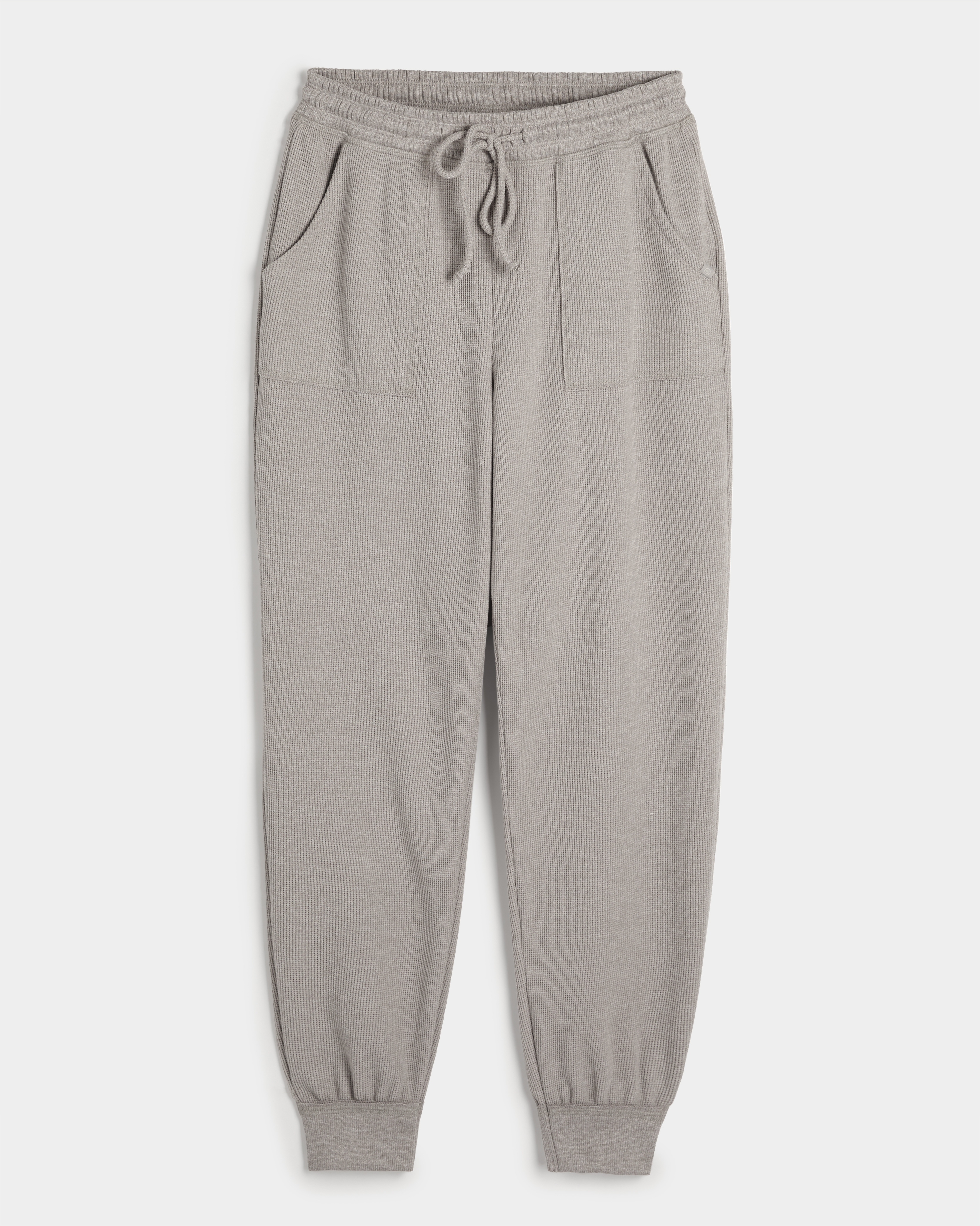 Gilly Hicks Cozy Waffle Joggers, Light Gray, Size XL