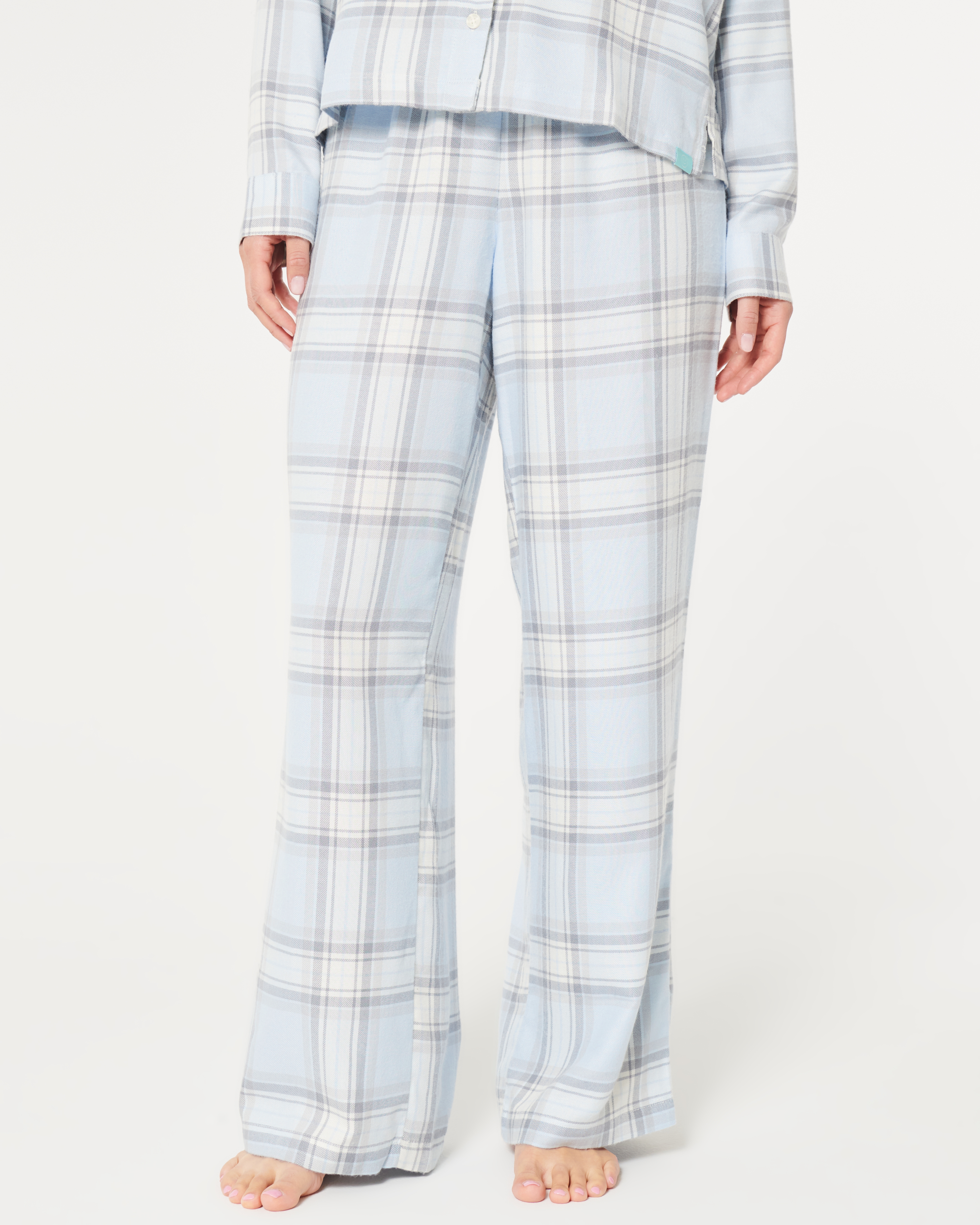 Hollister cozy discount waffle sleep set