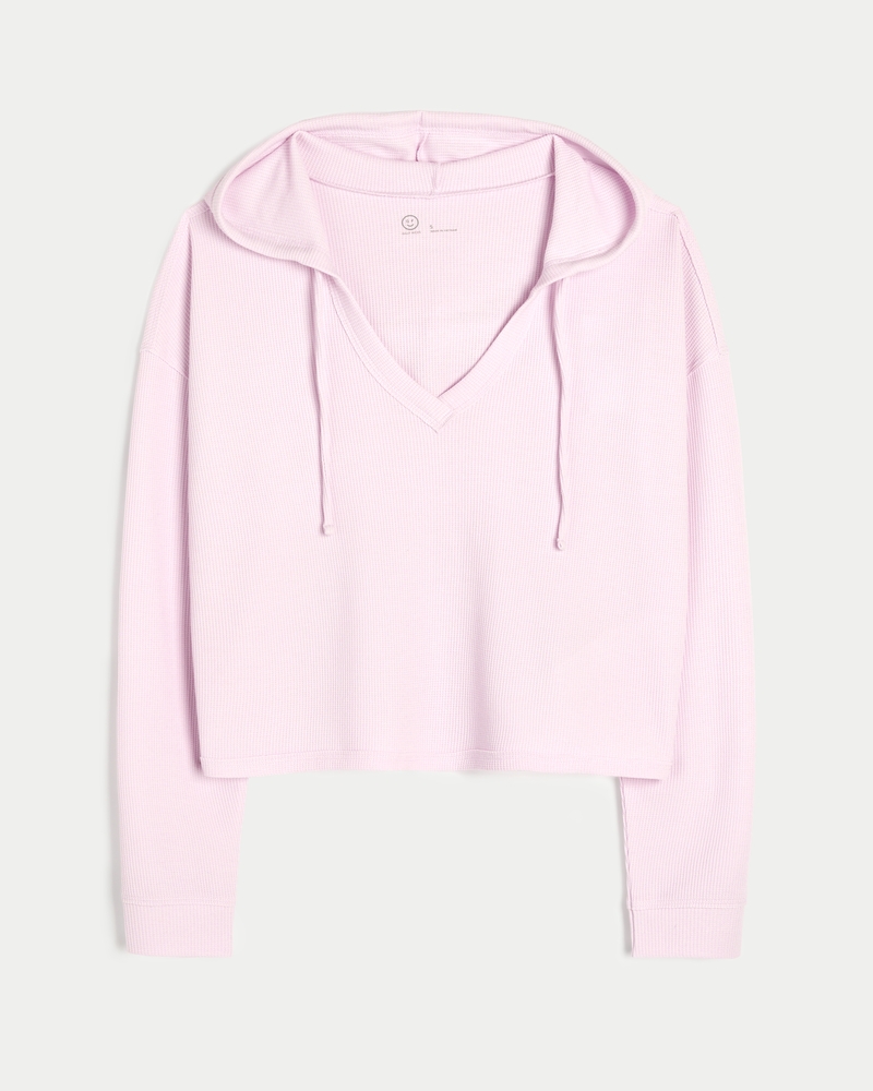 Hollister Gilly Hicks Oversized Zip-up Hoodie in Pink