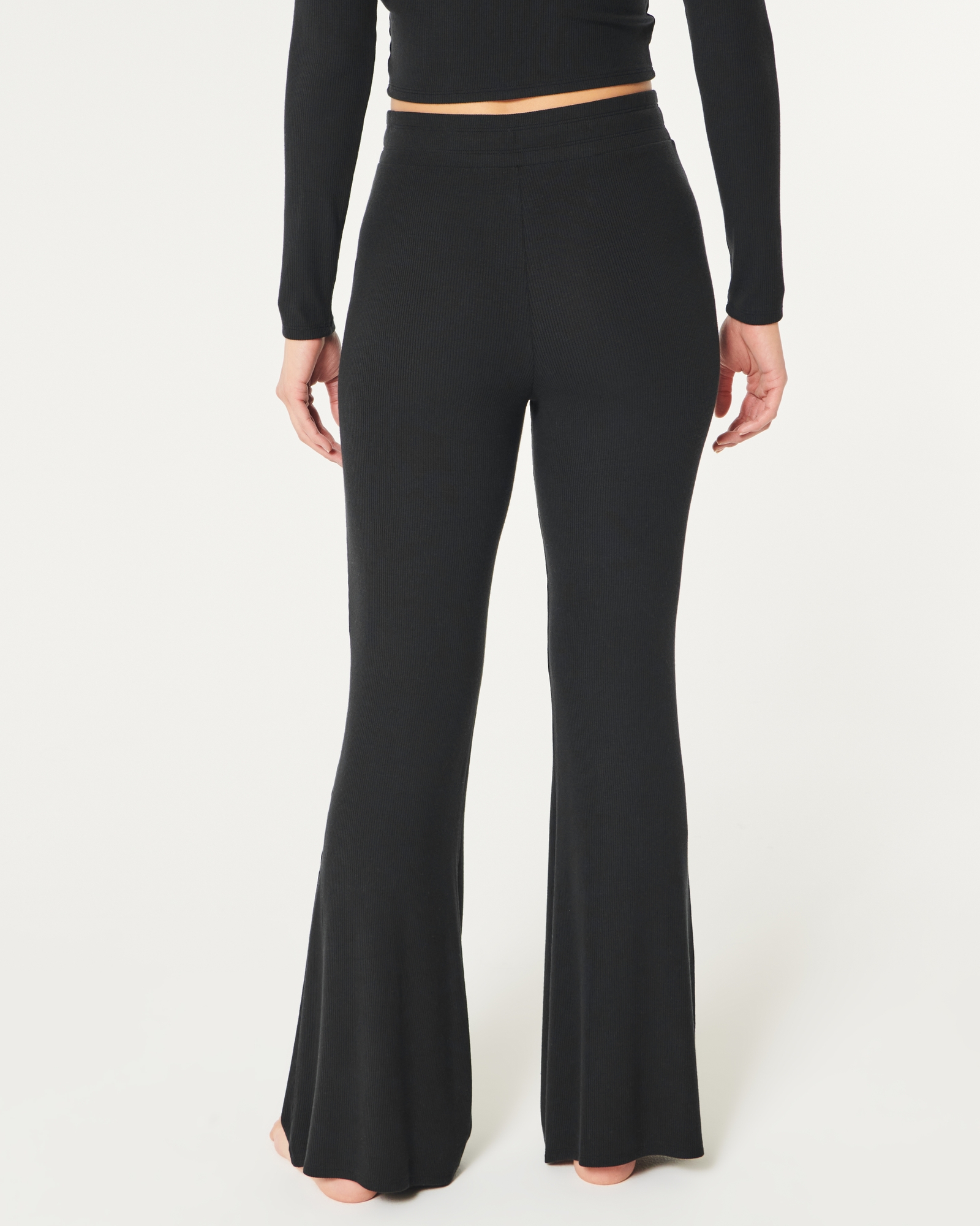Women's Gilly Hicks Jersey Rib Flare Pants | Women's Sleepwear & Loungewear
