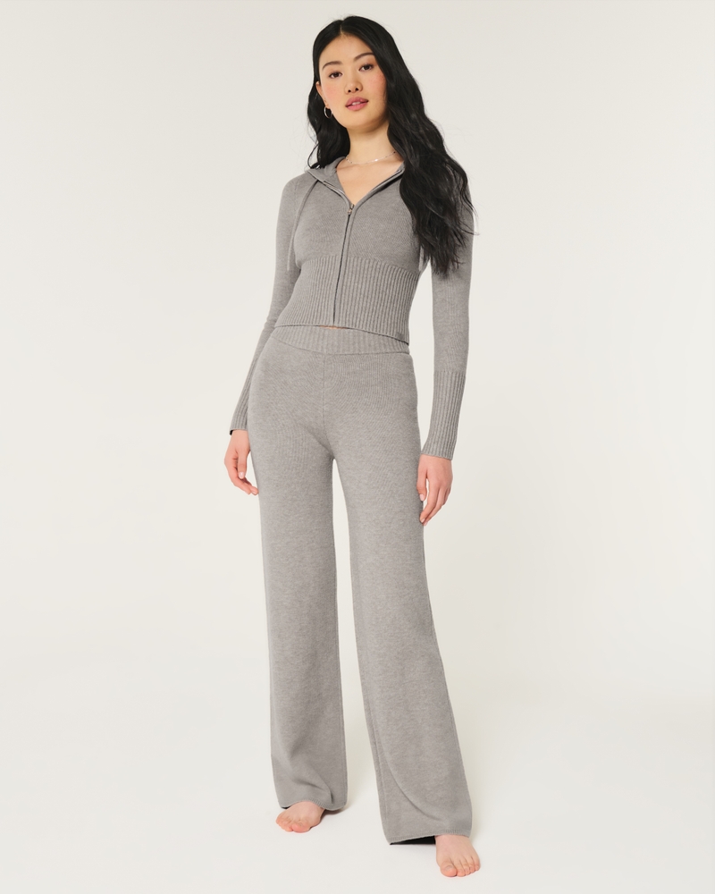 Women's Gilly Hicks Sweater-Knit Straight Pants Women's Sale