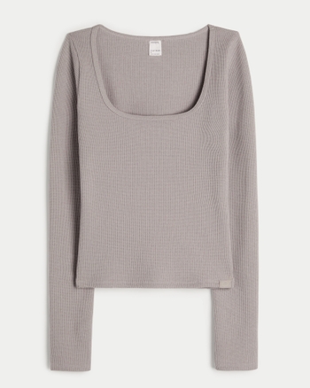 Women's Gilly Hicks Waffle Wide-Neck Top | Women's New Arrivals ...