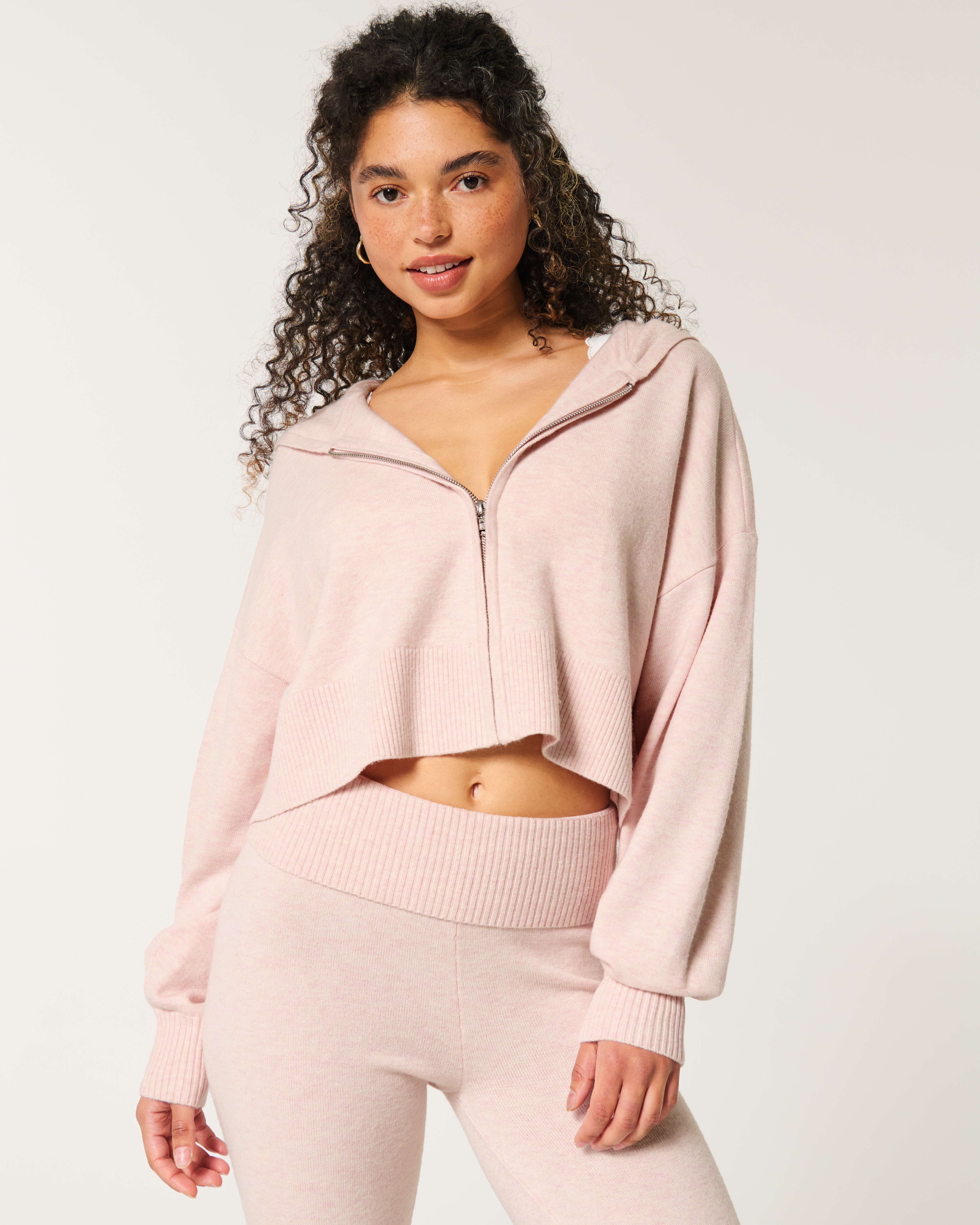 Women's Gilly Hicks Sweater-Knit Zip-Up Hoodie | Women's