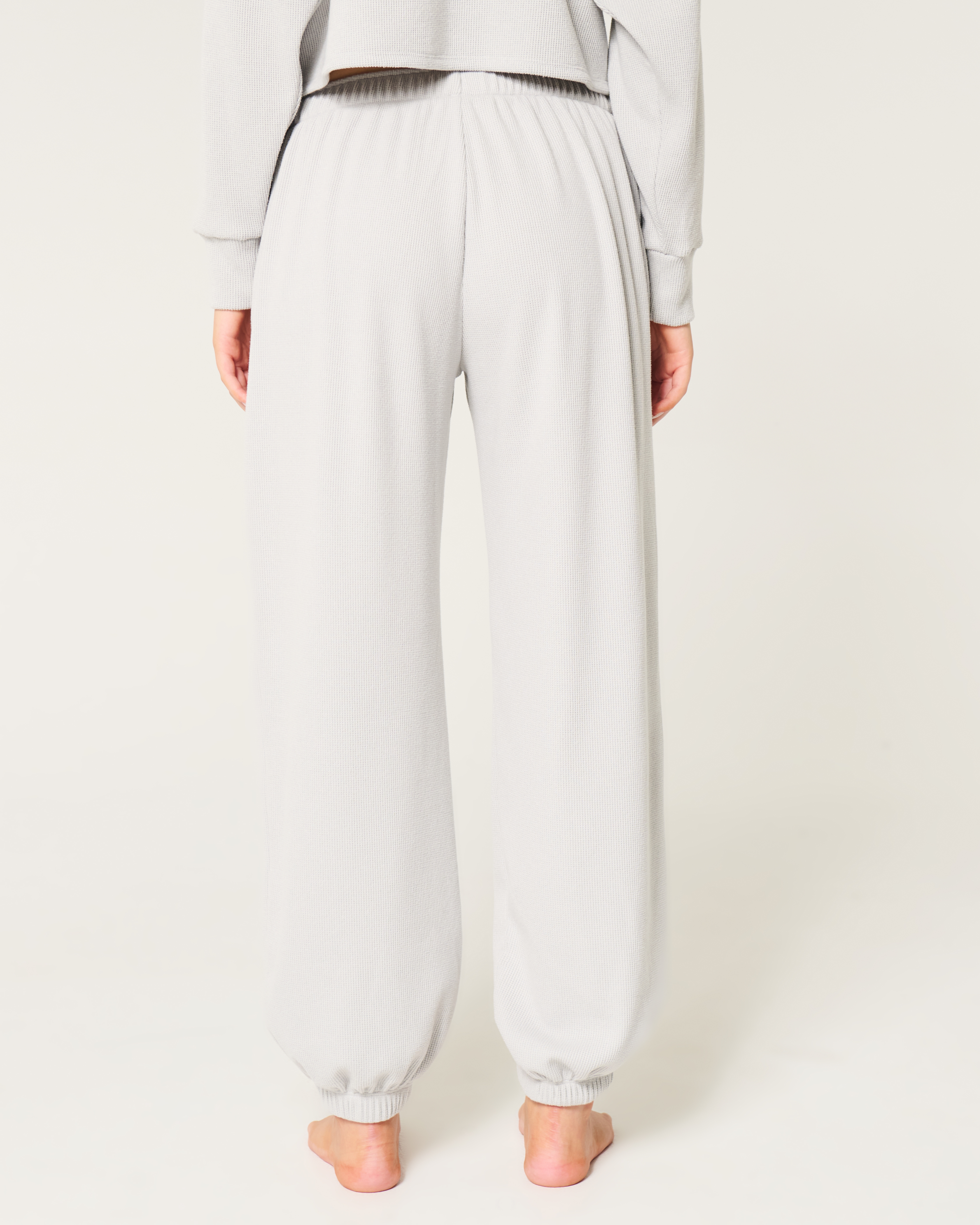Gilly Hicks Cozy Waffle Baggy Joggers