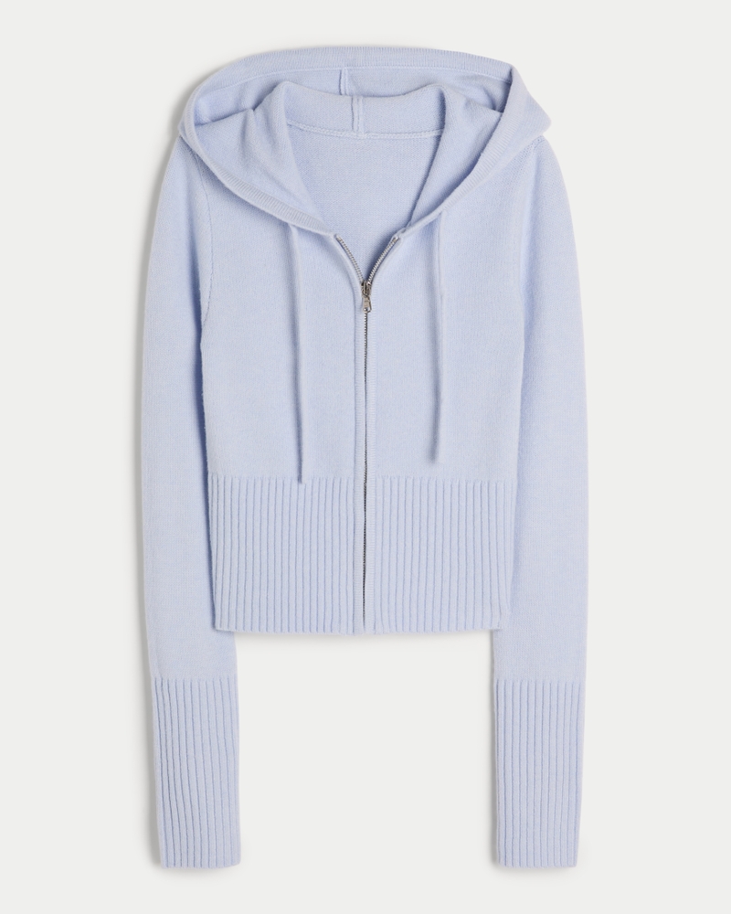 Hollister crop hoodie hotsell