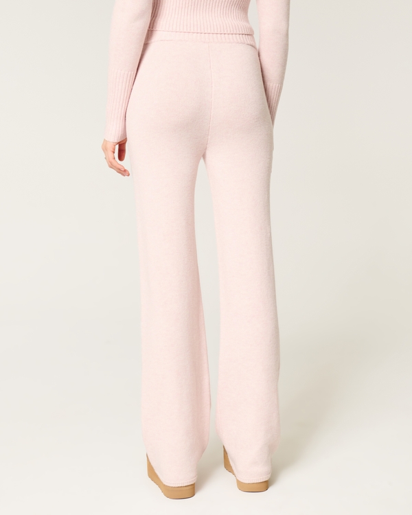 Gilly Hicks Sweater-Knit Straight Pants