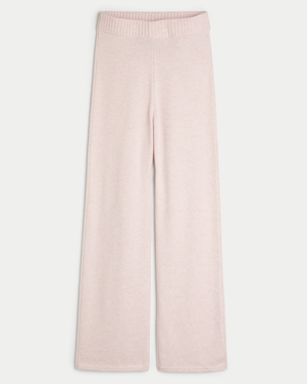 Gilly Hicks Sweater-Knit Straight Pants