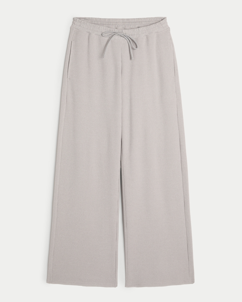 Gilly Hicks Waffle Straight Pants