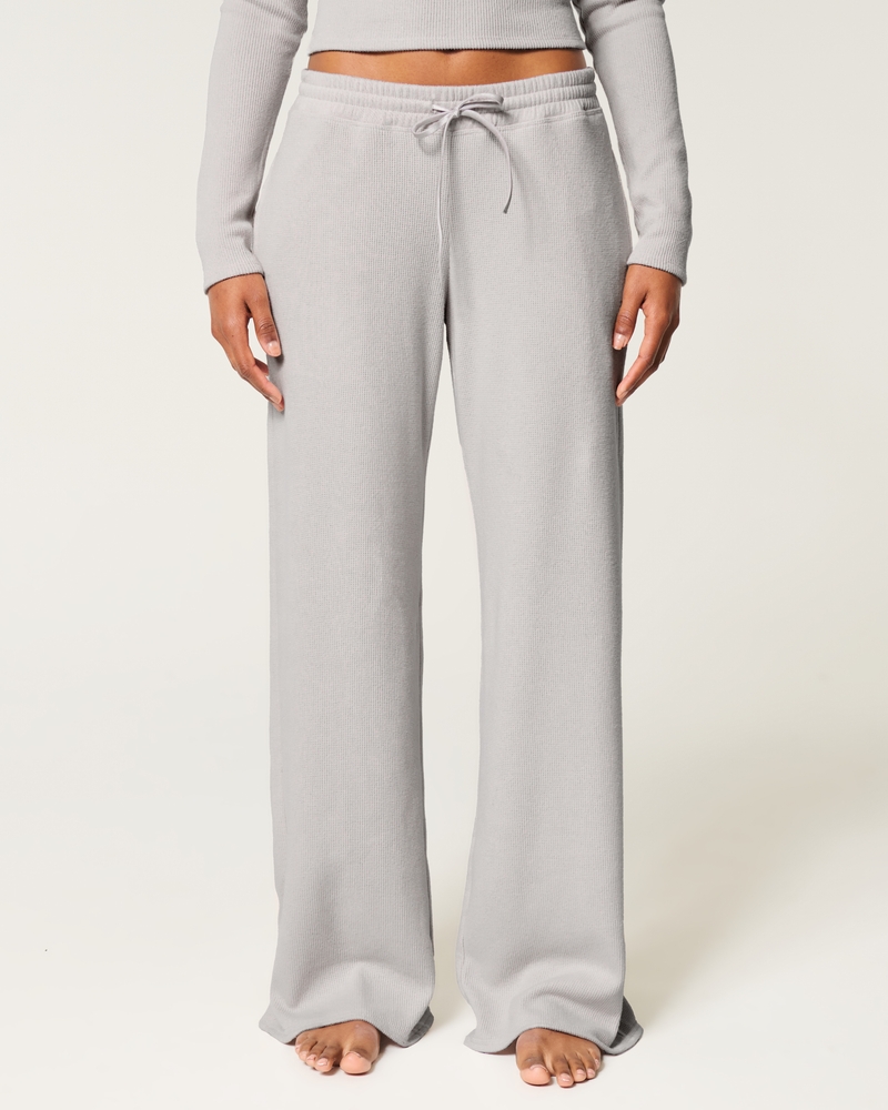 Gilly Hicks Waffle Straight Pants