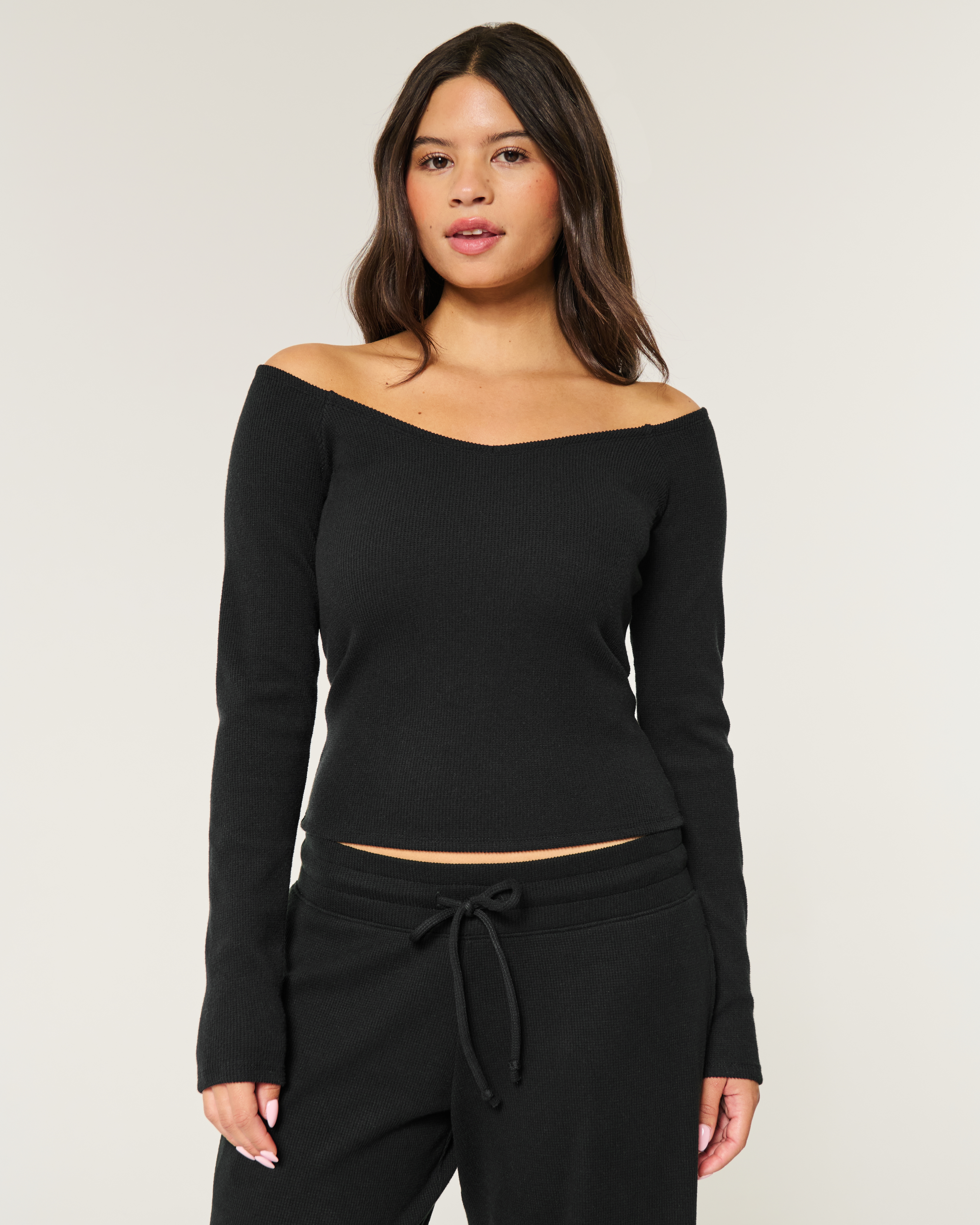 Femmes Sweat à capuche avec fermeture zippée en tissu gaufré Gilly Hicks | Femmes Liquidation