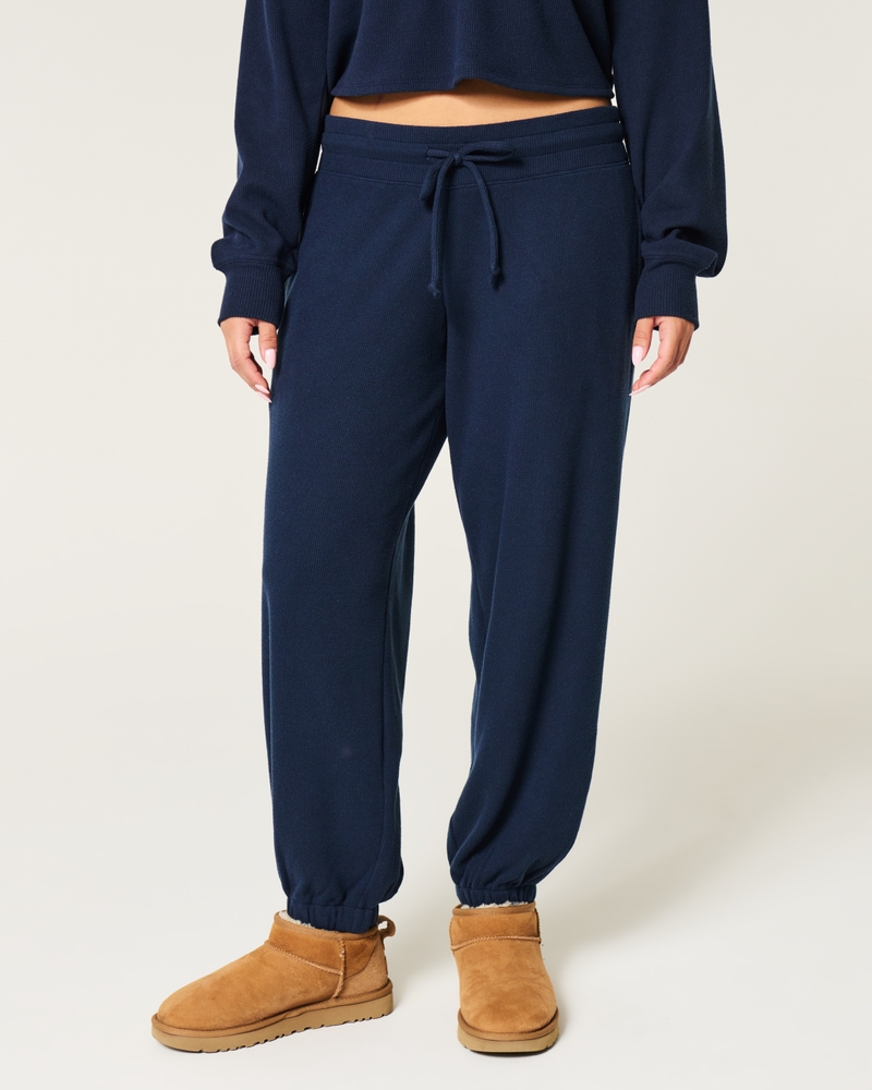 Gilly Hicks Relaxed Waffle Joggers