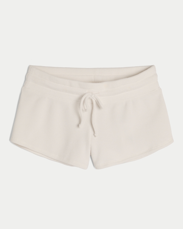 Gilly Hicks Cozy Waffle Shorts, Cloud White